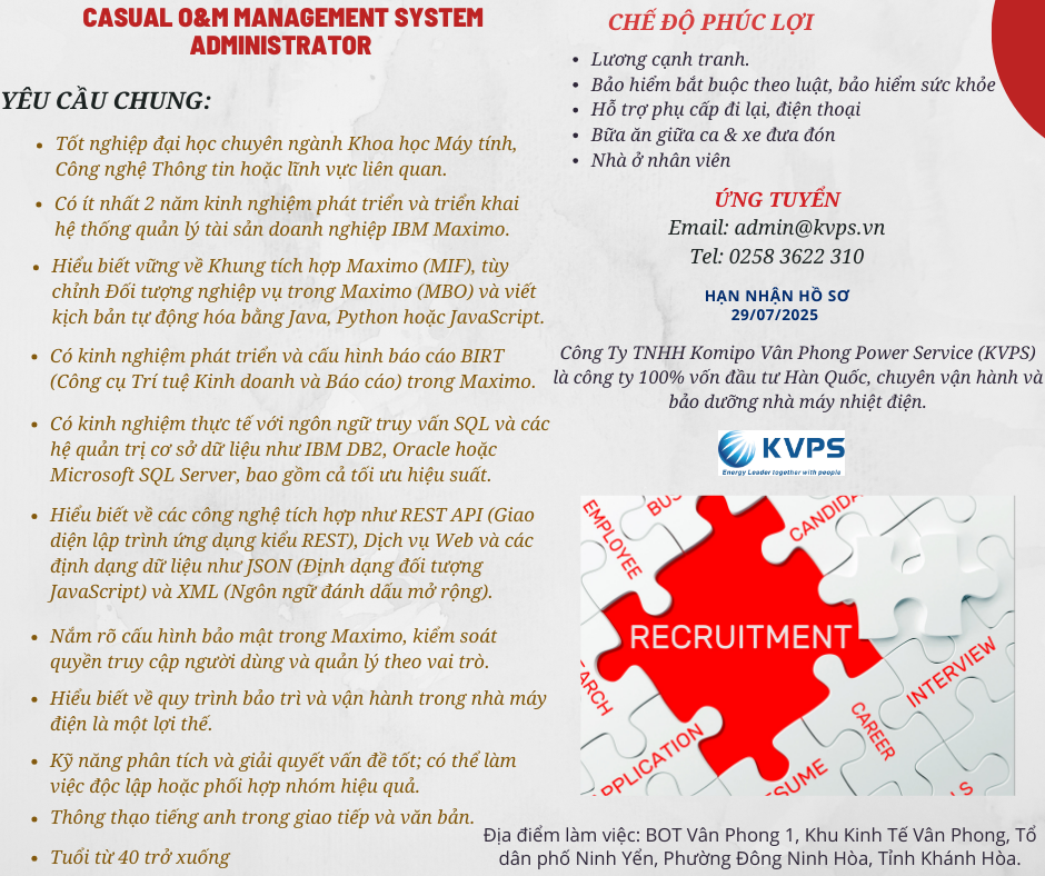 CMMS - V 15.7